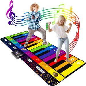 6ft. Floor Piano Mat for Kids &Toddlers,Giant Piano Mat,24 Keys,10Built in Songs
